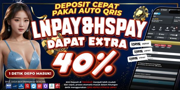 PAKAI QRIS BONUS 40%